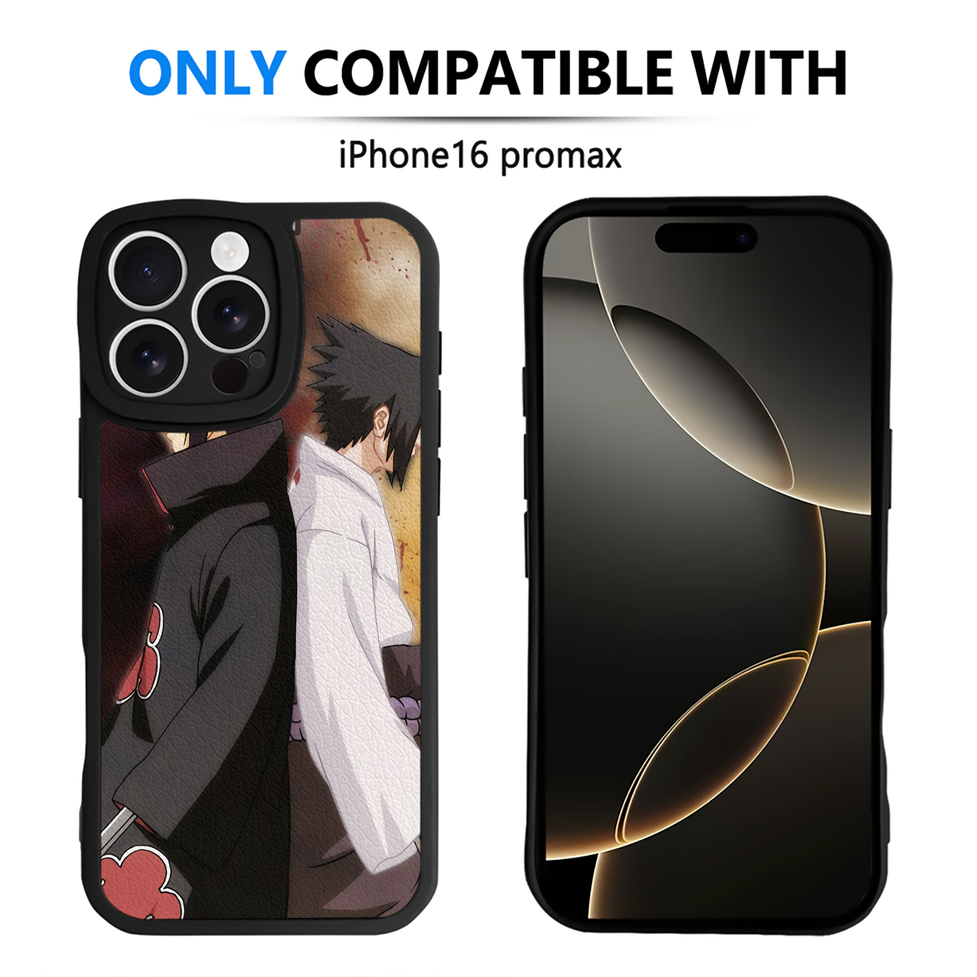（画像用） NARUTO -ナルト- NARUTO -ナルト- 疾風伝 【iPhone 16シリーズ対応】シリコンスマホケース（レザー調） 材質：シリコン